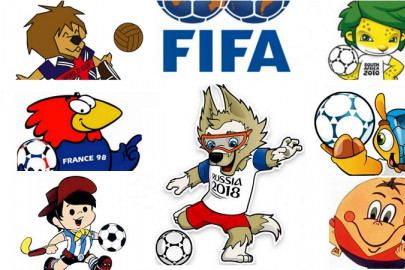 As mascotes dos Mundiais
