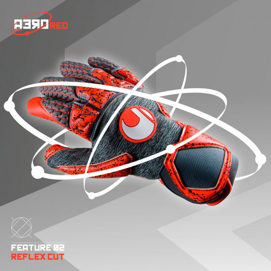 Guanti Uhlsport Eliminator AeroRed Supersoft Limited Edition Mondiali 2018 - Nuovi Con Etichette