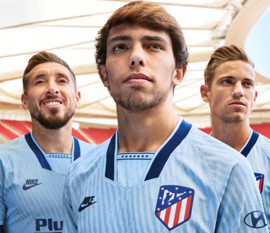 Atlético Madrid Home Kit  Camiseta atletico de madrid, Equipacion atletico  de madrid, Camisa de fútbol