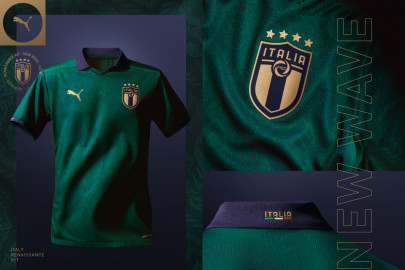 A NOVA CAMISOLA DOS AZZURI - ITÁLIA RENAISSANCE