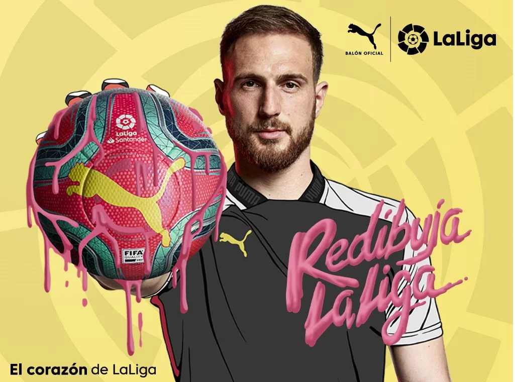 post card Balón-de-Laliga-Rosa-1.webp