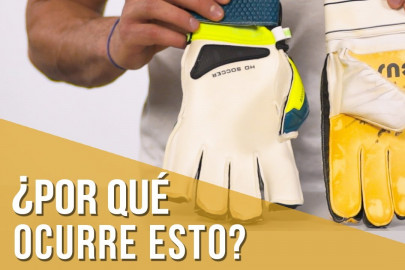 ¿Porque se ponen amarillos los guantes de portero?
