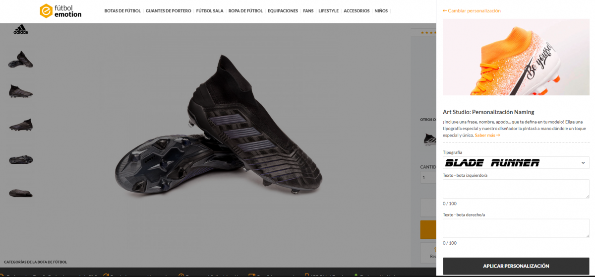bosquejo Destructivo filósofo Zapatillas y botas de fútbol personalizadas - Blogs - Fútbol Emotion