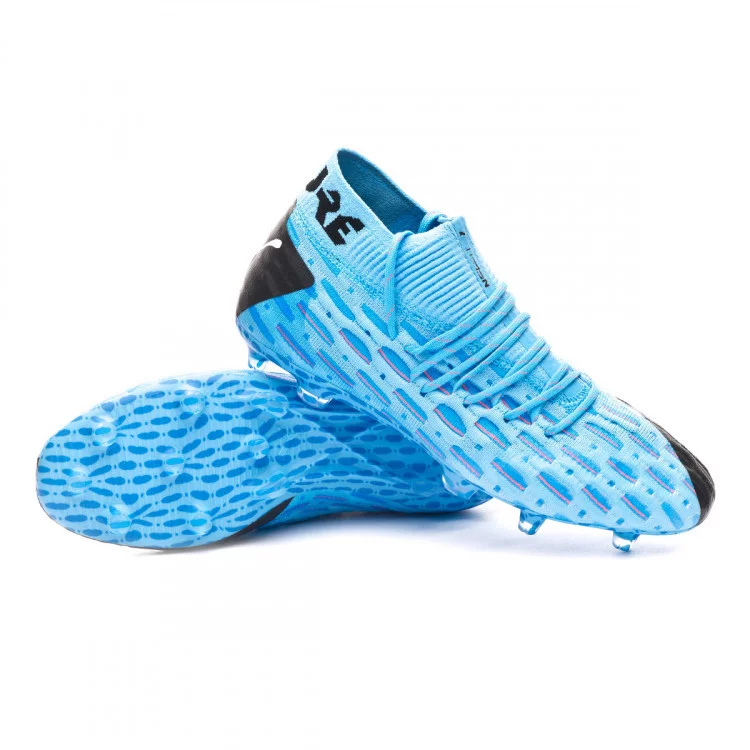 post card bota-puma-future-5.1-netfit-fgag-luminous-blue-nrgy-blue-puma-black-pink-alert-0.webp