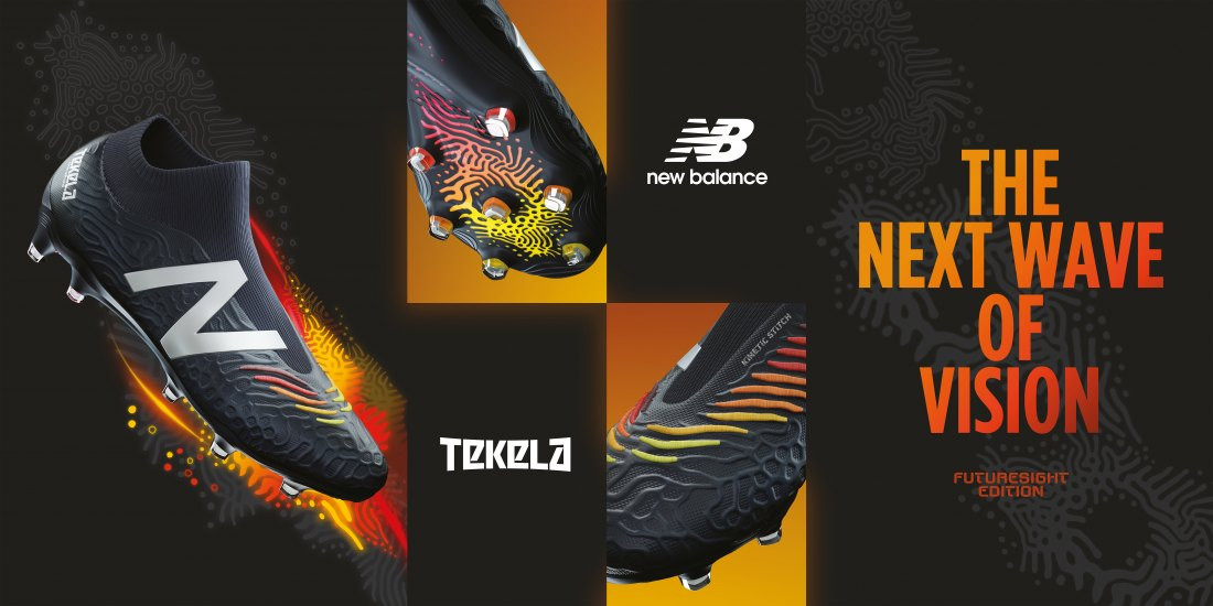 Nueva bota de fútbol sin cordones New Balance Tekela v3 Pro