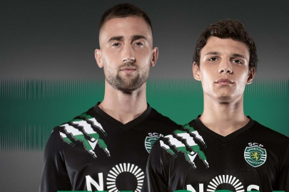 A nova camisola alternativa do Sporting para 2020/21 - A garra do leão