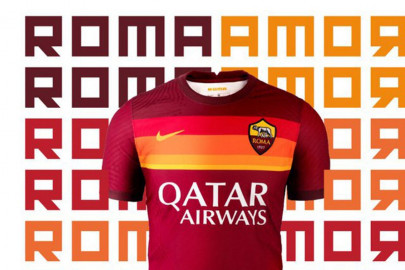 Nova camisola da Roma