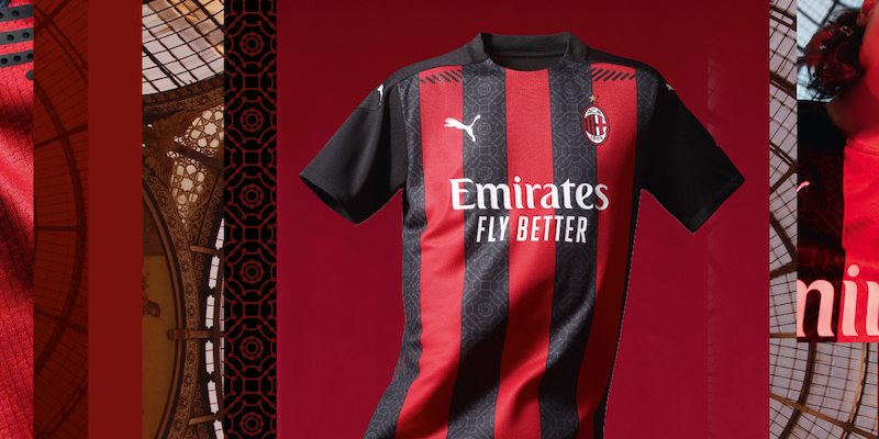 la nuova maglia del milan