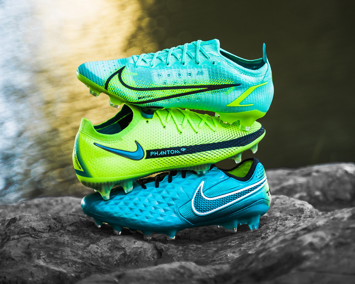 NIKE MERCURIAL VAPOR 14 PRO FG SCARPA CALCIO - IMPULSE PACK - EURO 2020 - VERDE  ACQUA/LIME, Acquista Subito a soli 97.99 € su ILCAMPIONESPORT.COM.