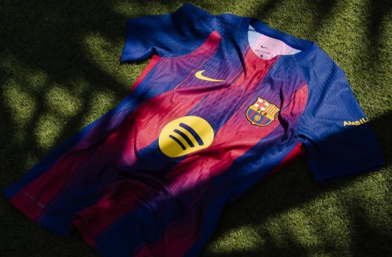card New FC Barcelona jersey for the 25/26 season