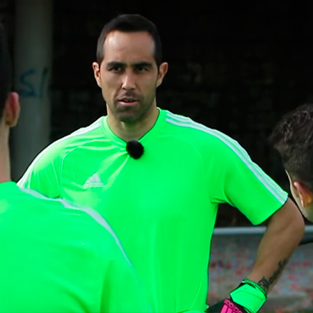 Train with Claudio Bravo