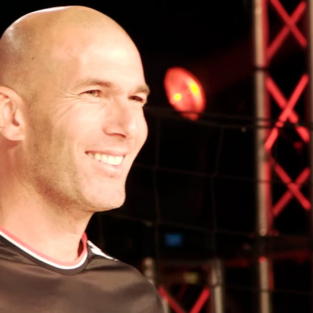 adidas event with Zidane