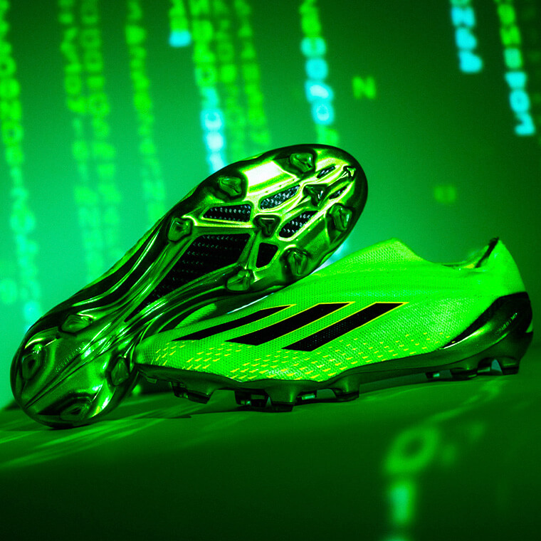 adidas Protège-Tibias X League Game Data - Vert/Jaune/Noir