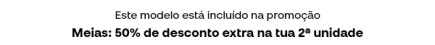 Promoción Calcetines 50% 2ª unidad PT