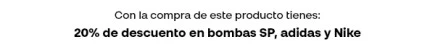 Promoción Balón+Bomba 20% ES