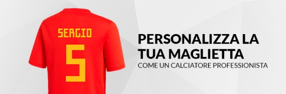 PERSONALIZZA LA TUA MAGLIETTA DELLA SPAGNA