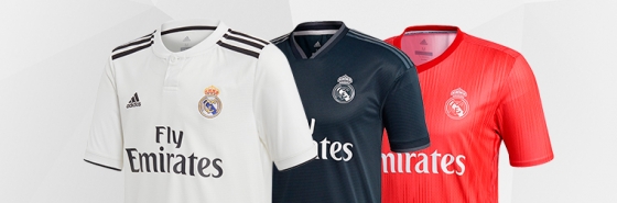 LES DIFFÉRENTS MAILLOTS DU REAL MADRID