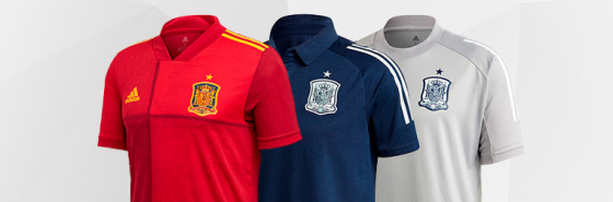 CAMISOLAS DA SELECÇÃO ESPANHOLA