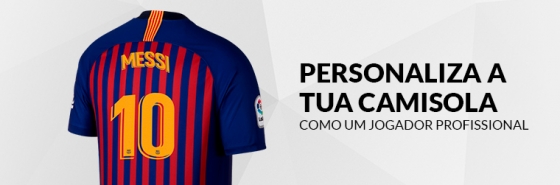 PERSONALIZA A TUA CAMISOLA