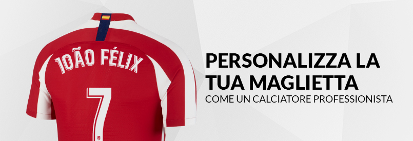 Personalizza la tua maglietta dell'Atletico Madrid