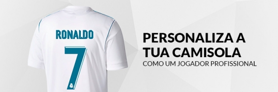 PERSONALIZA A TUA CAMISOLA