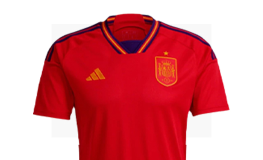 Playeras España. Uniforme y jersey oficial selección española del Mundo 2022 - Fútbol Emotion