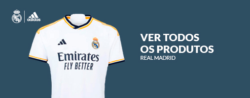 Camisola de camisola azul zíper da Marinha Real Madrid - Real Madrid CF