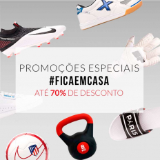 O futebol continua em casa