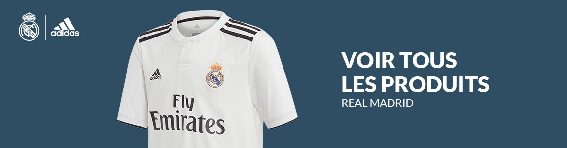 Tous les produits officiels du Real Madrid